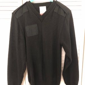 Army Class B V-Neck Pullover Sweater